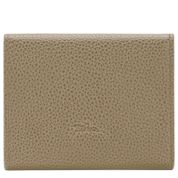 Le Foulonn&eacute; Compact wallet , Lichen - Leather