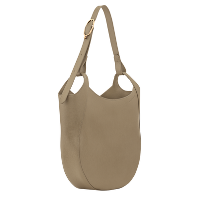 Le Foulonn&eacute; L Hobo bag , Lichen - Leather