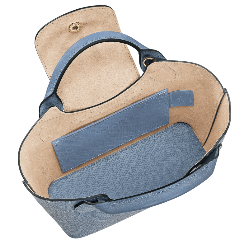 Épure XS Tote bag , Slate - Leather  - View 5 of 6