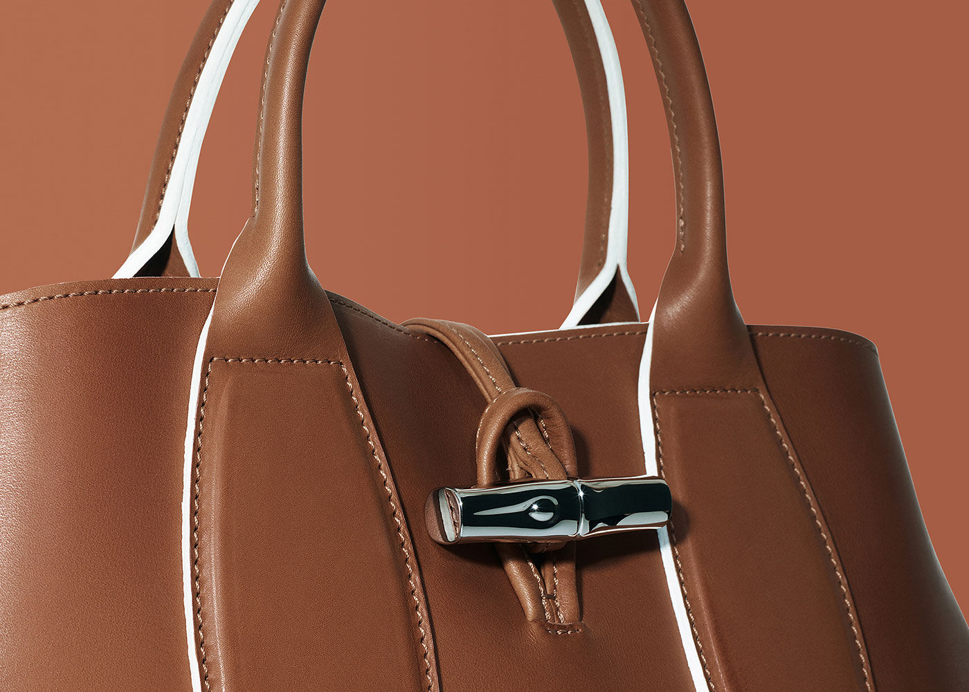 longchamp roseau leather tote