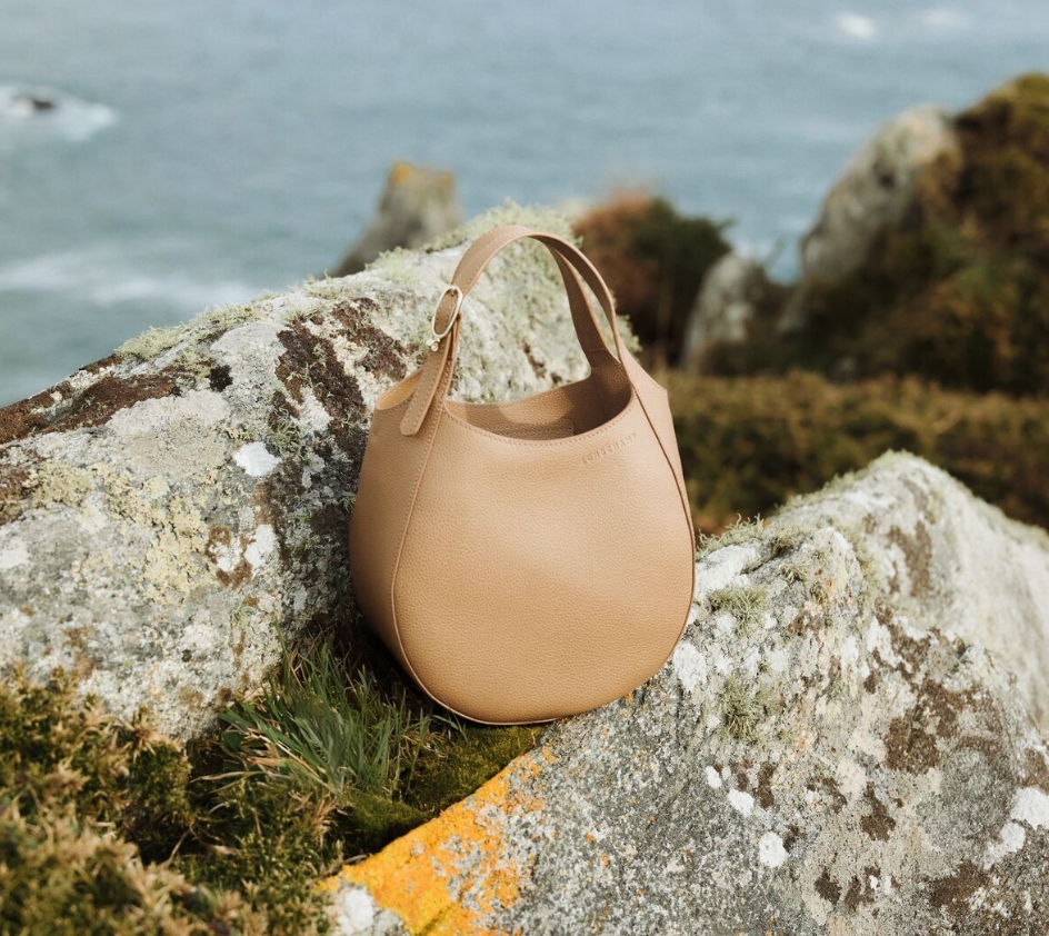 ロンシャン LONGCHAMP バッグ ハンドバッグ レザー レッド 折りたたみ ロンシャン ハンドバッグ ショルダーバッグ プリアージュ