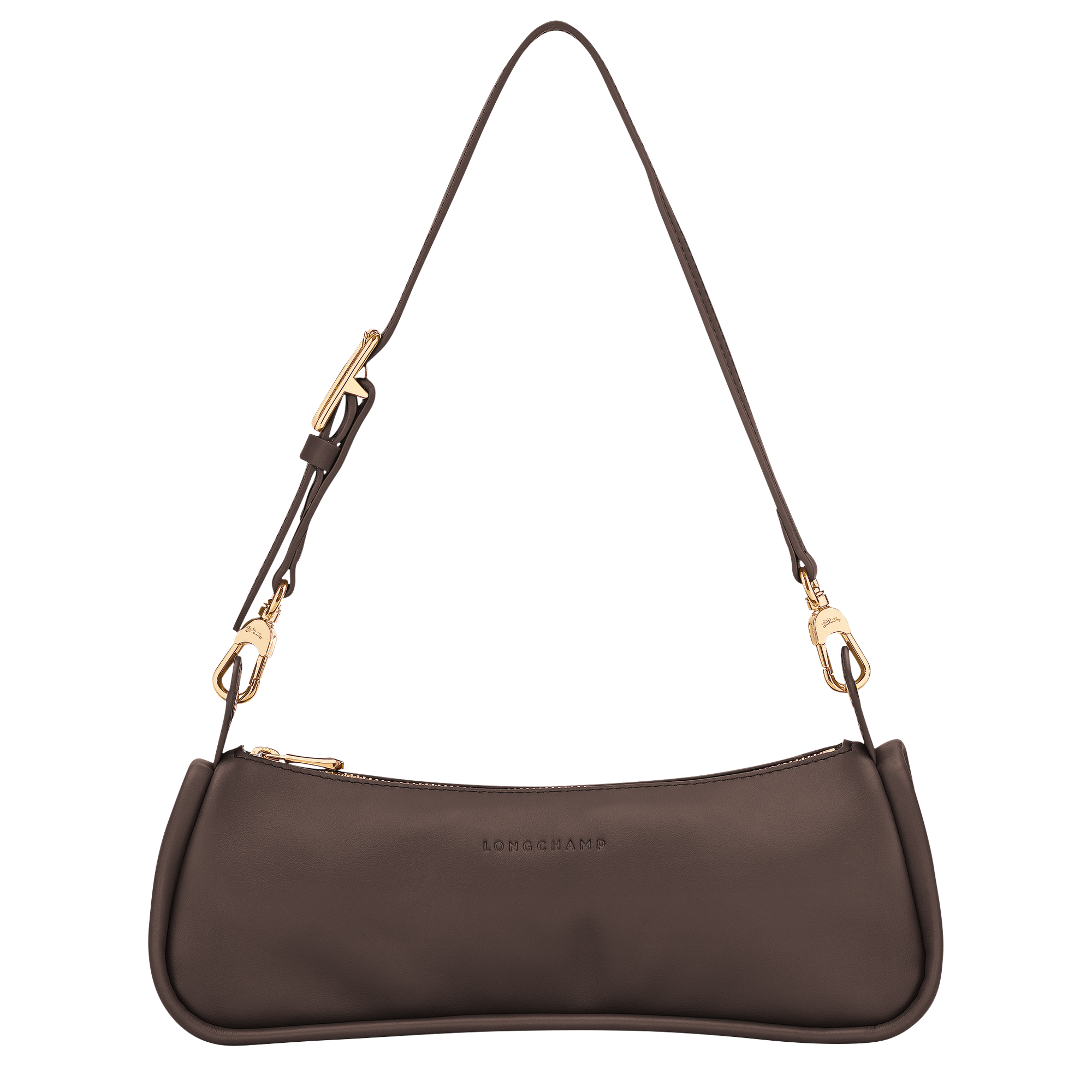 Looong M Shoulder bag Mocha - Leather | Longchamp DK