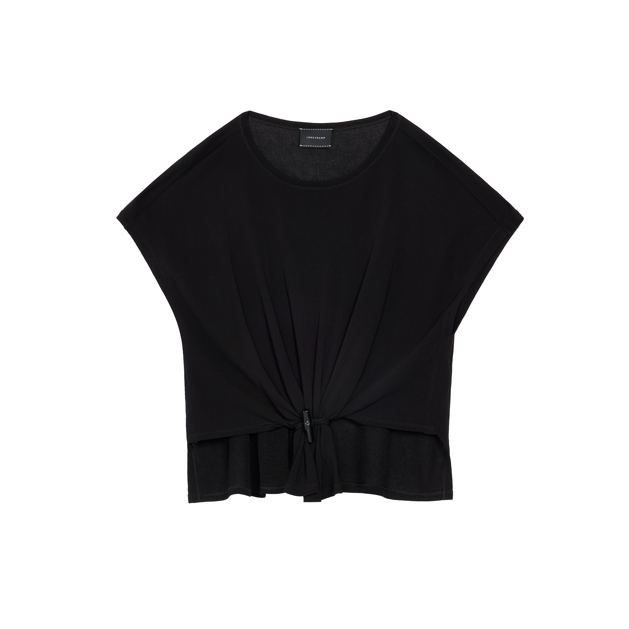 Top Black - Crepe jersey 4 US | Longchamp US
