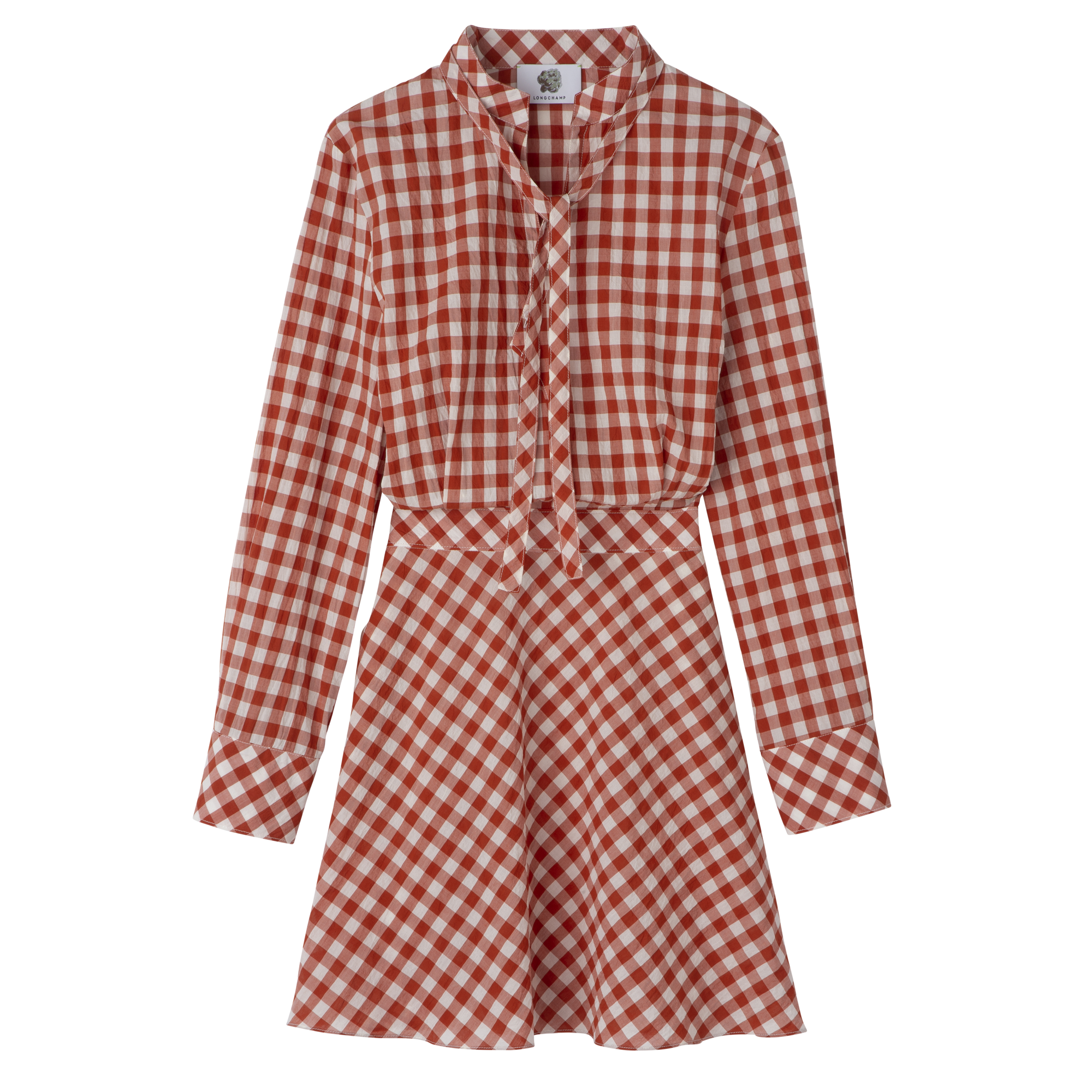 Dress Bark - Vichy jacquard 8 US | Longchamp US