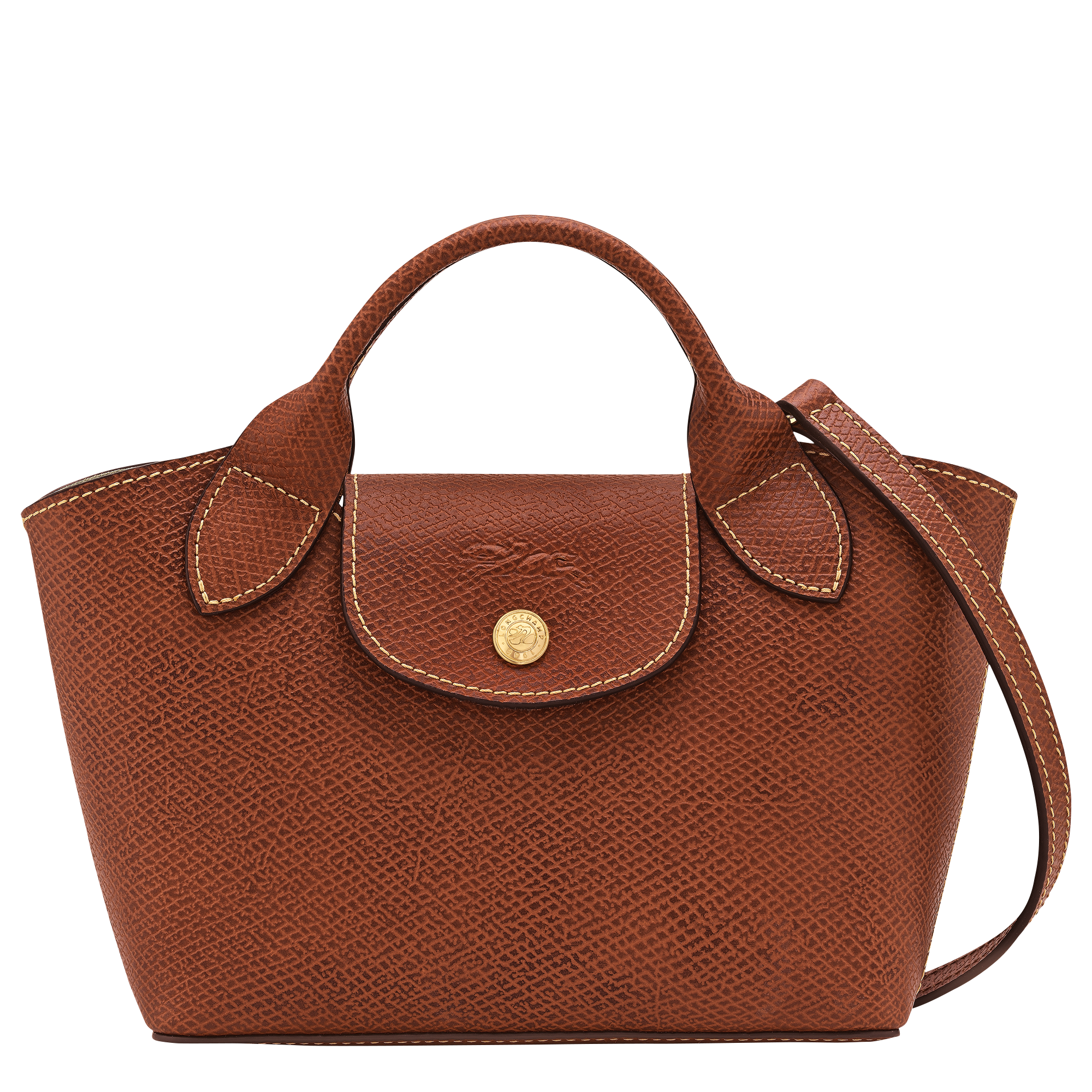 エピュレ XS トートバッグ ブラウン - レザー | ロンシャン JP