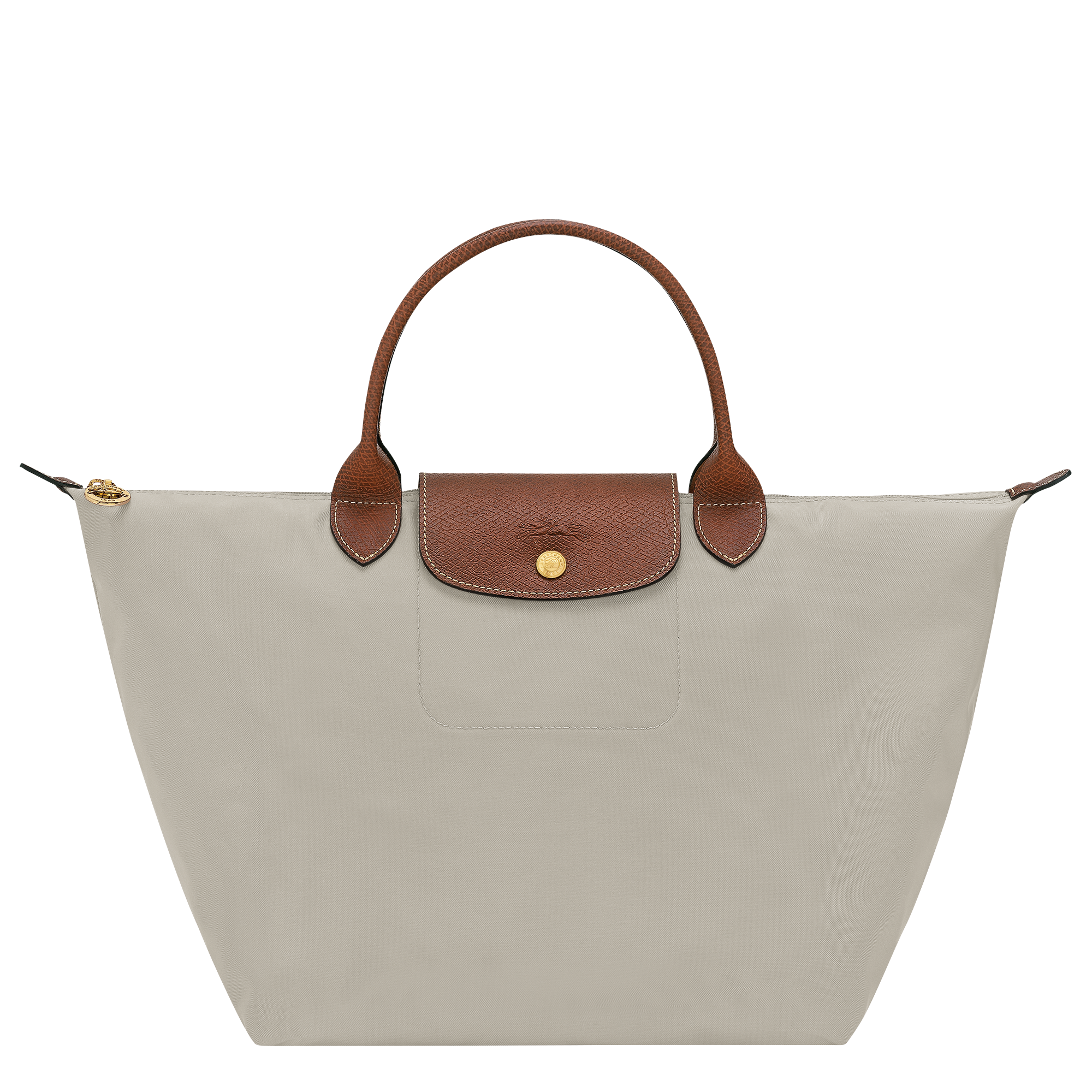 Le Pliage Original M Handbag Pebble - Recycled canvas | Longchamp US