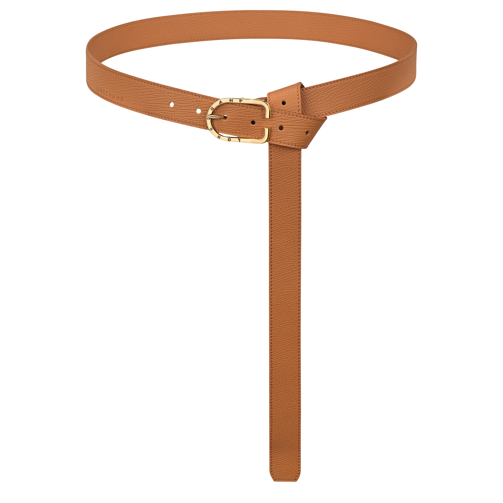 Archive Ladies' belt Caramel - Leather | Longchamp US